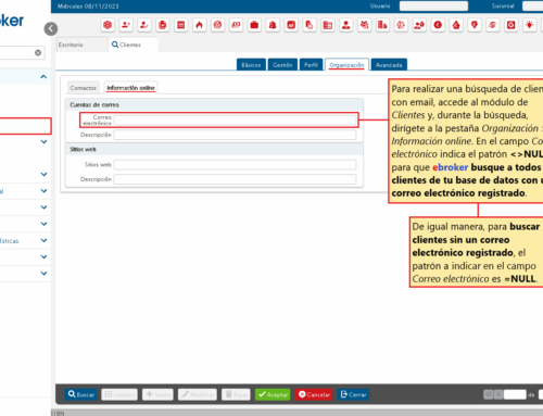 686. Búsqueda de clientes/candidatos con/sin correo electrónico