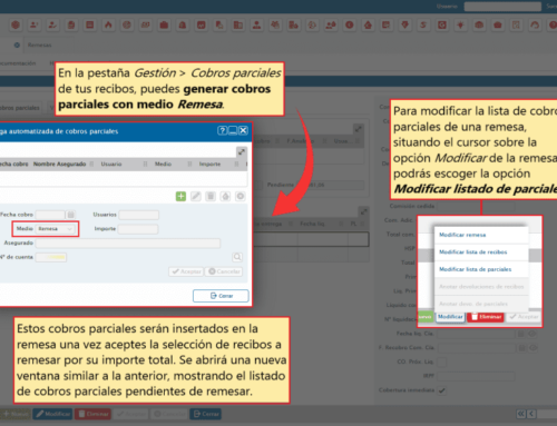 770. Remesas bancarias – Remesar cobros parciales
